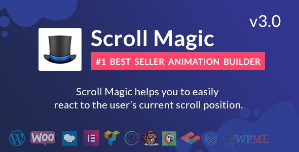 Scroll Magic WordPress 4.2.5 - 滚动动画生成器插件