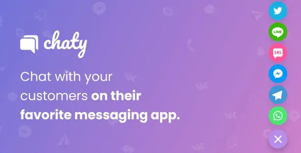 Chaty Pro 3.0.8 开心版 - WordPress聊天插件