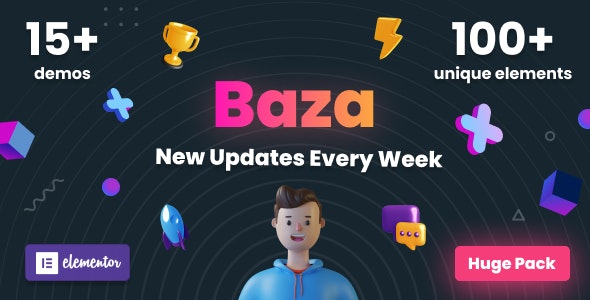 Baza 1.25 - 创意多用途企业网站WordPress主题