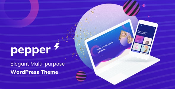 Pepper 1.8 - 高端多用途企业网站WordPress主题