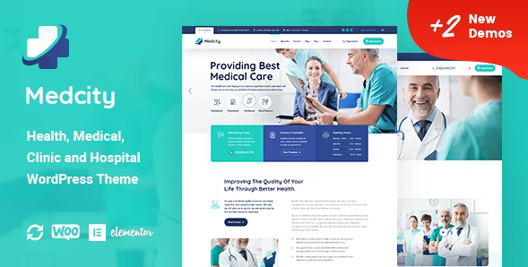 Medcity 1.0.1 - 医学城健康医疗诊所网站WordPress主题