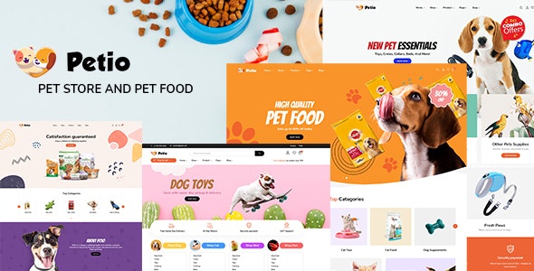 Petio 1.0.9 - 宠物用品猫狗粮商店WordPress主题