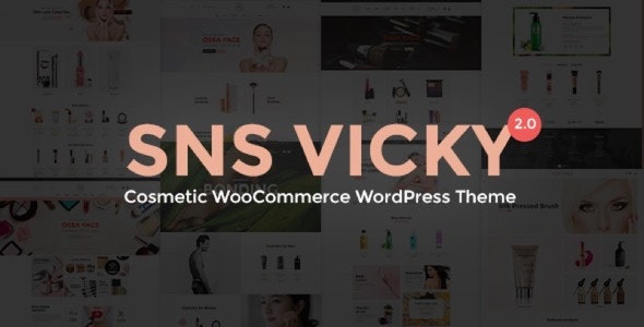 SNS Vicky 3.3.0 - 美容化妆品电商Woomcommerce主题