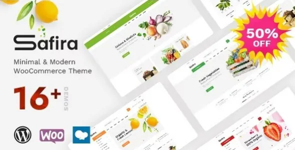 Safira 1.1.0 - 绿色有机食品在线商店WordPress主题