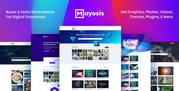 Mayosis 4.2.3 - 数字市场WordPress主题