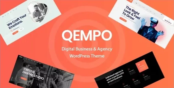 Qempo 1.2.3 - 数字代理服务WordPress主题