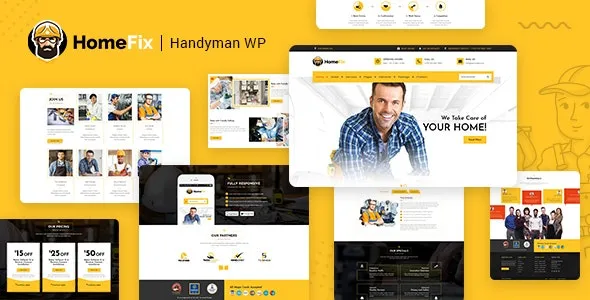 HomeFix (v3.3) 水管工和维修工WordPress主题