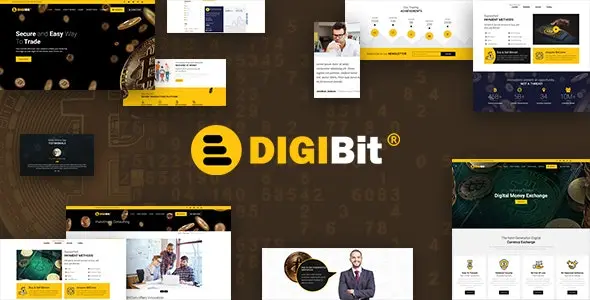 DigiBit 2.2 - 加密货币挖掘区块链WordPress主题