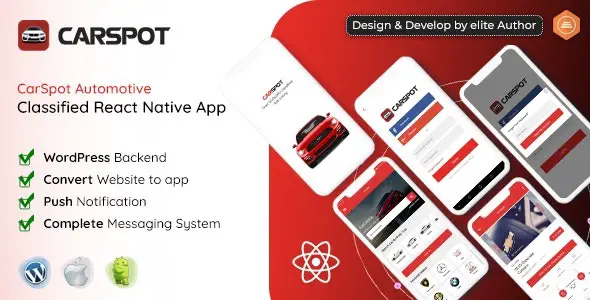 CarSpot v1.9.4 汽车经销商分类React Native应用 - 专业汽车交易平台