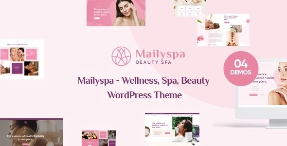 Mailyspa v1.1.0 - 美容与健康WordPress主题
