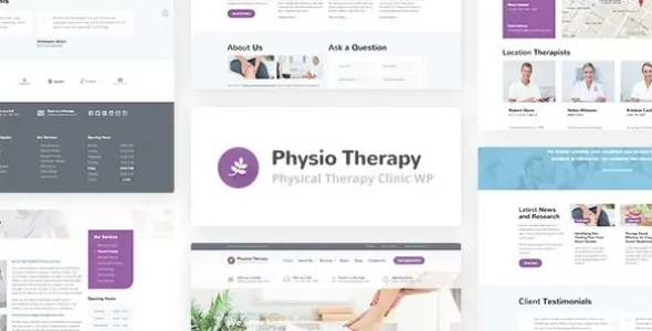 Physio 3.1.1 - 理疗康复医疗诊所网站WordPress主题