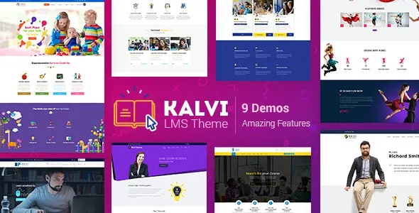 Kalvi v4.0 LMS教育WordPress主题 - 在线学习平台解决方案