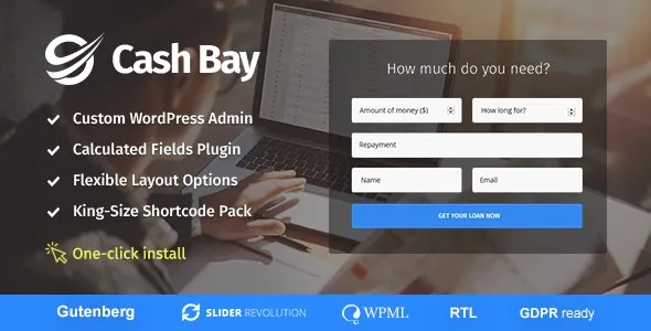 Cash Bay v1.1.6 Loan & Credit Money WP Theme - 贷款与信贷金融WordPress主题