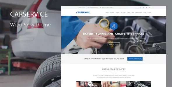 Car Service 6.7 - 汽车配件商城网站WordPress主题
