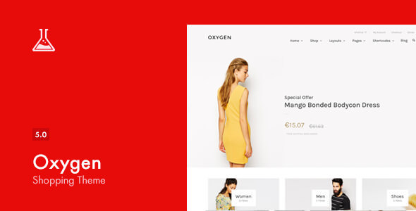 Oxygen 5.18 - WooCommerce WordPress主题