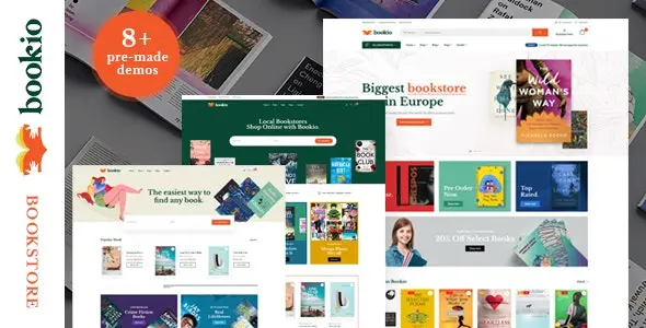 Bookio 1.0.9 - 网上书店阅读文献商店WordPress主题