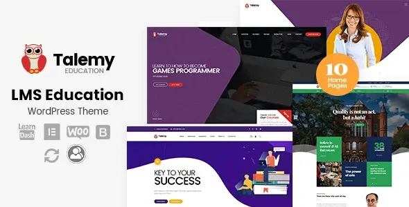 Talemy 1.2.16 - LMS 教育培训课程网站WordPress主题