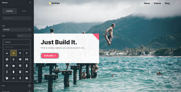 Bricks 1.5.7 开心版 - WordPress的Visual Site Builder