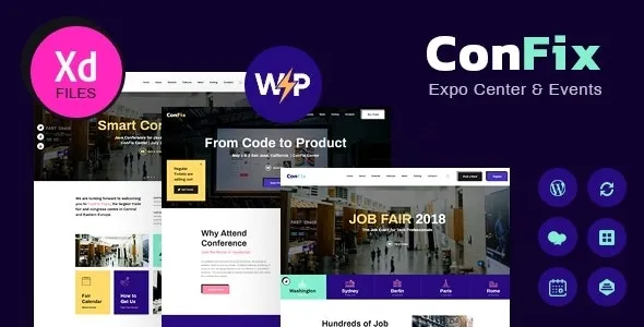 ConFix (v1.0.9) Expo & Events WordPress Theme - 会展活动WordPress主题