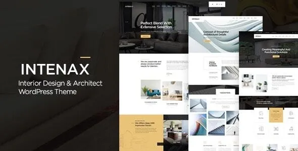 Intenax (v1.7) 建筑WordPress主题 - 专业建筑设计网站模板