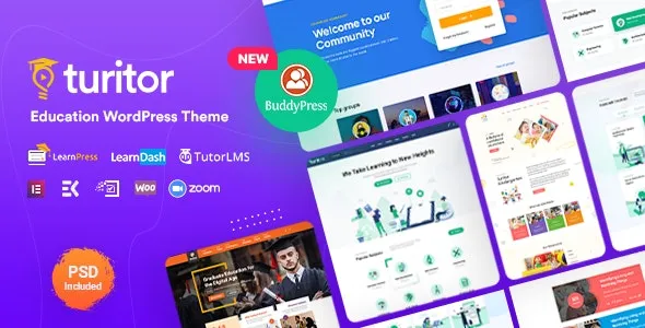 Turitor v1.5.0 LMS & Education WordPress Theme - 教育与在线学习WordPress主题
