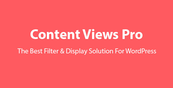 Content Views Pro 5.9.1 - 使用的WordPress网格插件