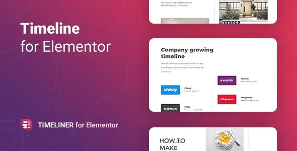 Timeliner (v1.0.5) 时间轴Elementor插件 + 模板