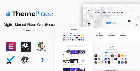 ThemePlace Marketplace WordPress Theme v1.1.6 - 多功能市场主题