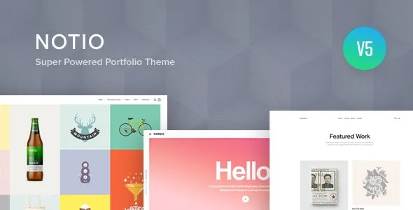 Notio v5.6.2 创意作品集WordPress主题