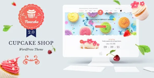Noucake (v2.0.31) 面包店WordPress主题 - 专业烘焙网站设计