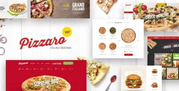 Pizzaro 1.3.12 - 快餐/餐厅美食网站WordPress主题