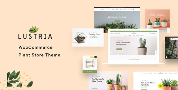 Lustria 3.1 - 多用途植物商店WordPress主题
