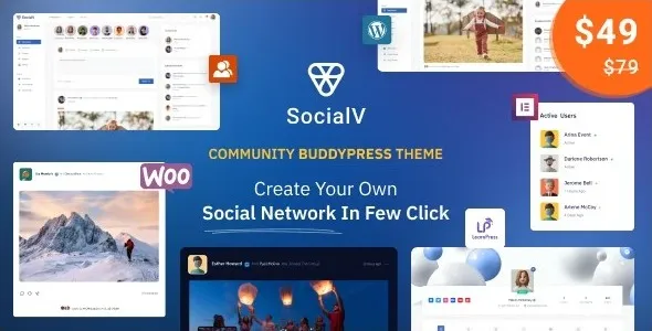 SocialV 1.9.0 - 社交交流论坛贴吧Wordpress主题