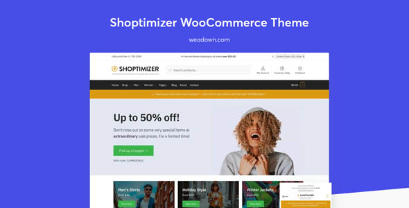 Shoptimizer 2.6.5 - 轻量极简快速的WooCommerce主题
