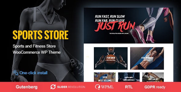 Sports Store 1.1.8 - 运动服装健身器材商店WordPress主题