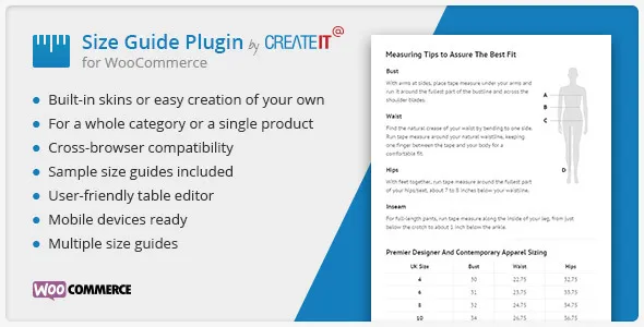 WooCommerce Product Size Guide 3.9