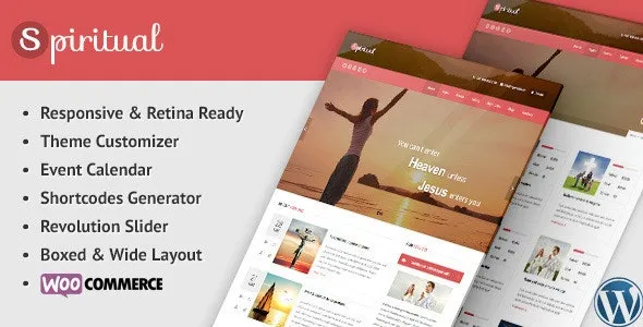 Spiritual v2.15 Church WordPress Theme (响应式教堂WordPress主题)