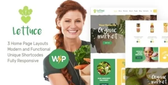 Lettuce 1.1.3 - 生态有机绿色食品网站WordPress主题