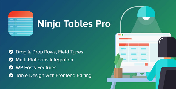 Ninja Tables Pro 4.3.0 开心版 - 最快和最多样化的WP数据表插件