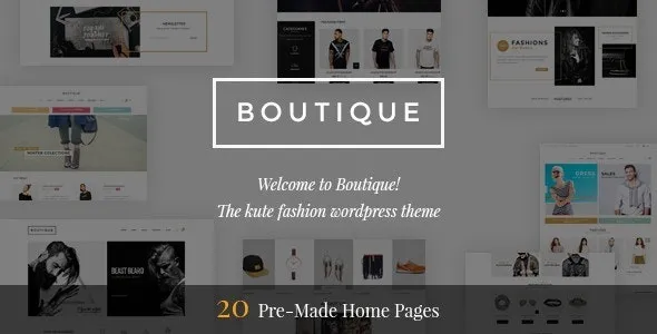 Boutique (v2.3.3) Kute Fashion WooCommerce 主题（支持 RTL）时尚电商WordPress主题