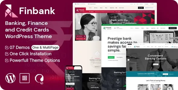 Finbank v1.1 - 银行与金融WordPress主题
