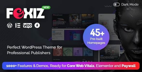 Foxiz 1.8.1 开心版 - WordPress报纸新闻和杂志