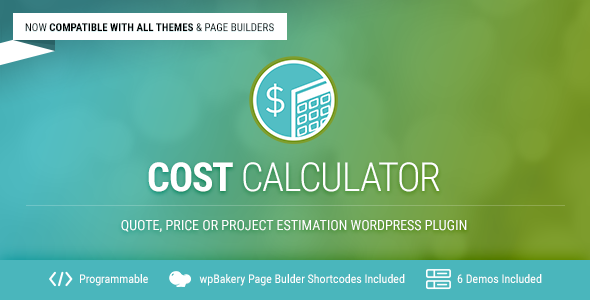 Cost Calculator 2.3.8 - WordPress插件