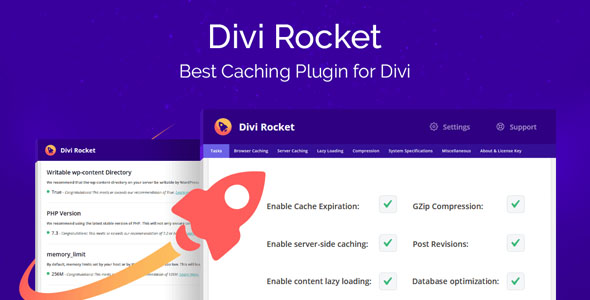 Divi Rocket 1.0.48 开心版 - Divi缓存插件