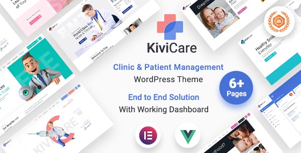 KiviCare 2.1.1 - 医疗诊所&患者管理WordPress主题