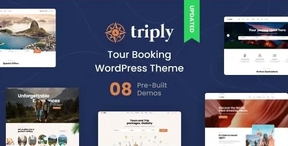 Triply 2.2.8 - 旅游预订WordPress主题