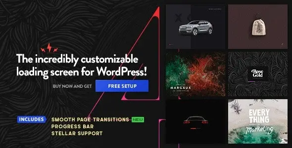 PageLoader 4.5 - WordPress预加载程序和进度栏