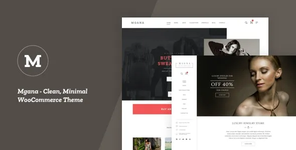 Mgana (v1.2.6) 简洁极简 WooCommerce 主题