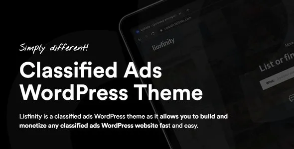 Lisfinity (v1.3.9) 分类广告WordPress主题